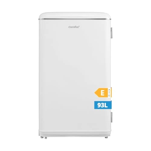 Limitiertes Angebot: Comfee' RCD93WH2EURT(E) Kühlschrank Klein, 93 Liter Retro Kühlschrank, Mini kühlschrank mit verstellbare Thermostat, Silent, geeignet für Zuhause, Büro und Hotel, Weiß von 199.99 EUR auf 149.99 EUR (Spare 25%)