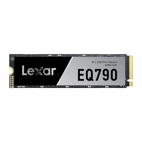 Lexar EQ790 1 TB SSD, M.2 2280 PCIe Gen4x4 NVMe 1.4 Wewnętrzny dysk SSD, prędkość odczytu do 7000 MB/s, wysokowydajny wewnętrzny dysk SSD do renderowania AI, edycji wideo 4K, gier na PC i PS5
