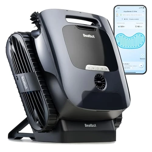 Beatbot AquaSense 2 Ultra Pool Clean Bezprzewodowy robot basenowy, mapowanie HybridSense oparte na sztucznej inteligencji, pełne czyszczenie 5 w 1, wykrywanie zanieczyszczeń oparte na sztucznej