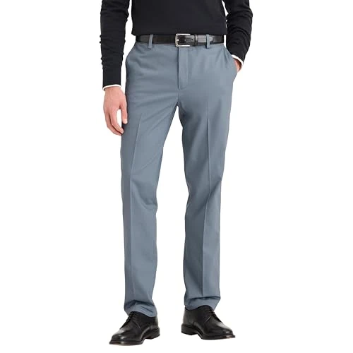 Dockers Pantalon Sig Stain Def Slim pour Homme, Gris, 32W / 30L