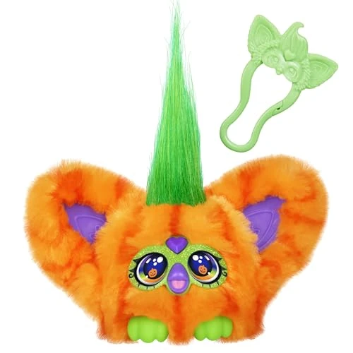 Hasbro Furby Furblets, Boo-Kin, Peluche Elettronico di Zucca in Miniatura, Furby Interattivo, Giocattolo per Bambini e Bambine dai 6 Anni in Su, Ottima Idea Regalo, Oltre 45 Suoni e Melodie