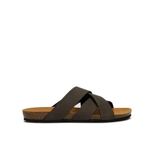 Offerta a tempo: Scholl Didier, Sandali Uomo, Intrecciato, Grigio 48 EU - 0.00% da 31.40 € a 31.40 €