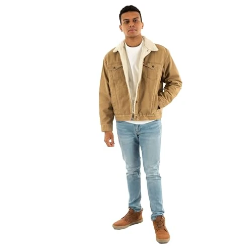 Levi's Type 3 Sherpa Trucker Ermine, ERMINE, S