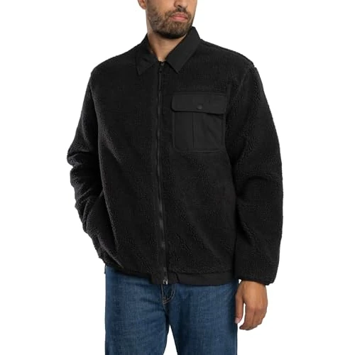 Limited-time offer: Levi's Joonie Sherpa Jacket Dark Phantom, Dark Phantom, M from 103.96 GBP to 75.00 GBP (save 28%)