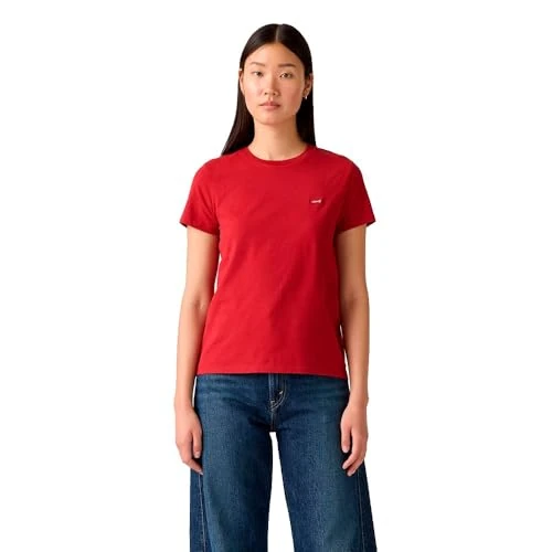 Limited-time offer: Levi's Perfect Tee Rhythmic Red Jersey, Rhythmic Red, S from 21.66 GBP to 13.75 GBP (save 37%)