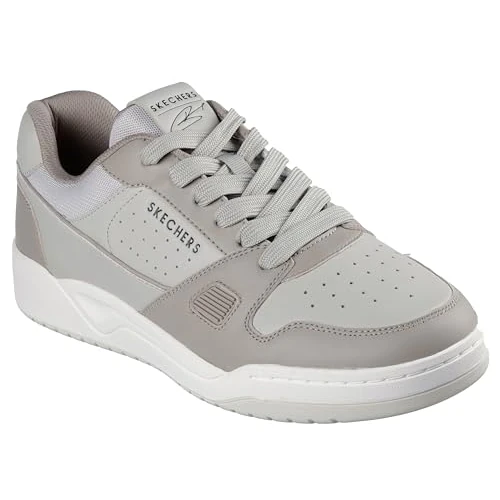 Limited-time offer: Skechers Men's Koopa Harry Kane Court Sneaker, Stone Leather, Suede/Mesh/Trim, 7 UK from 63.00 £ to 63.00 £ (save 0.00%)