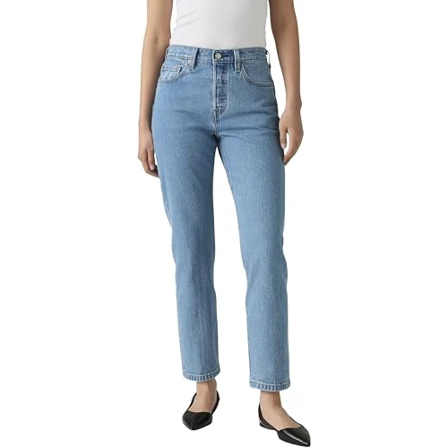 Zeitlich begrenztes Angebot: Levi's Damen Jeanshose 501 Crop High Rise, Straight Fit, Blau (Great Story), W32/L28 von 59.98 € auf 59.98 € (0.00% Rabatt)