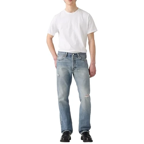 Levi's Men's 501 Original Fit Jeans, Delanore Dx, 30 W/30 L