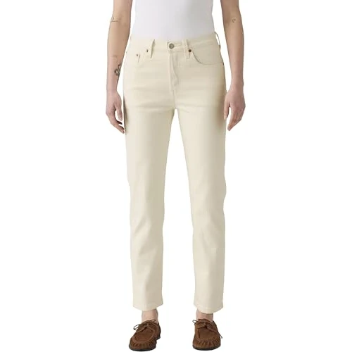 Offerta a tempo: Levi's 501 Crop, Jeans Donna, Spacey Brown Rice, 27W / 26L - 0.00% da 75.20 € a 75.20 €