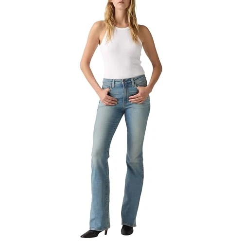 Offre limitée : Levi's Jean évasé Taille Haute 726 pour Femme, Foggy Falls, 26W / 32L de 79.90 € à 79.90 € (0.00% de remise)