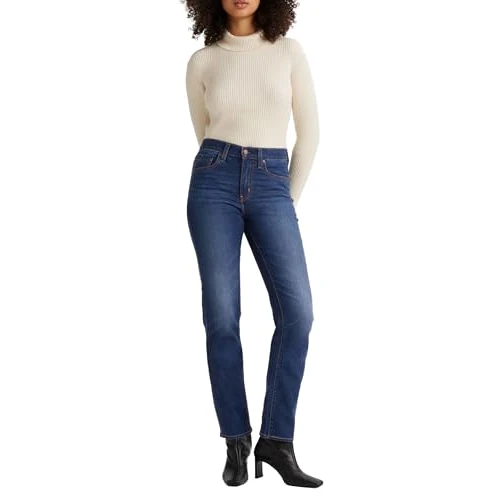 Levi's Femme Jeans 724 High Rise Straight, Chelsea Carbon Glow, 27W / 32L