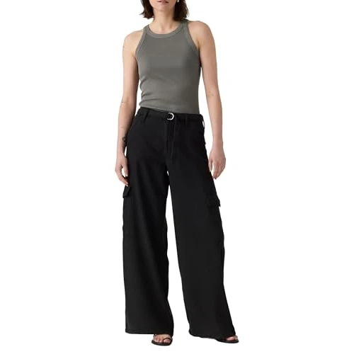 Levi's Baggy Dad Cargo Drapey Caviar Gd, Drapey Caviar Gd, 27W x 30L