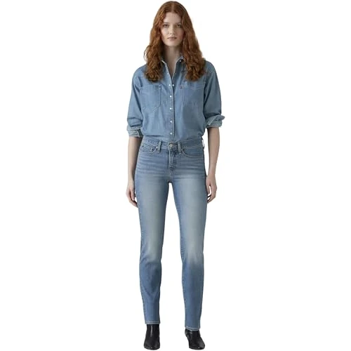 Tijdelijke aanbieding: Levi's dames Jeans 314 Shaping Straight, Eternal Indigo Mid, 31W / 30L van 79.00 € naar 79.00 € (0.00% korting)