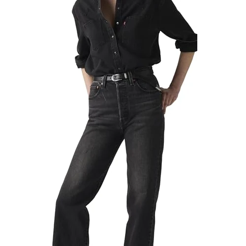 Levi's Ribcage Straight Ankle Jeans, NAN, 30W / 27L Donna