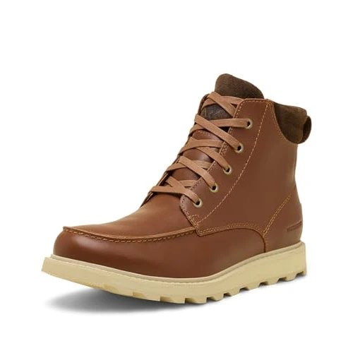Limited-time offer: Sorel Men's Madson II MOC Toe WP Fashion Boot, Velvet Tan, Tobacco, 10.5 UK from 133.44 GBP to 89.98 GBP (save 33%)