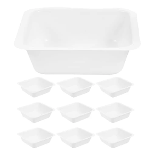 Offerta a tempo: JECOMPRIS Mini Piatti Di Pesatura Quadrati 5.31X5.31X2.95In Set 30 Contenitori in Plastica Usa E Getta Per Laboratorio Misurazioni Accurate E Facile Pulizia - 68% da 19.99 € a 6.39 €