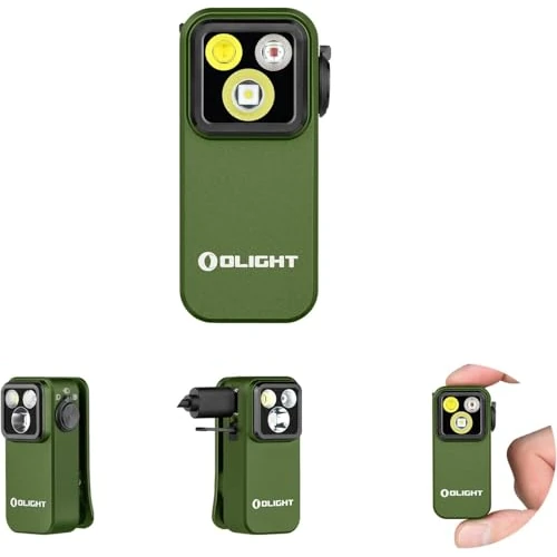 Offre limitee: OLIGHT Oclip Pro Lampe de Poche à Clip 3 Sources de Lumière 5 Modes 500LM 120M Performance Max. Mini Lampe Torche Longue Durée 144H EDC Type C Rechargeable Petit Lampe IPX6 pour l'éclairage de Secours de 47.95 EUR a 38.36 EUR (economie 20%)