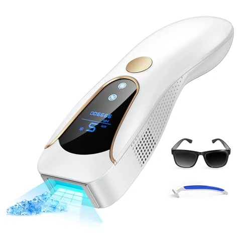 Pulsed Light Epilator with Ice Cooling