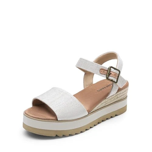 Offre limitée : DREAM PAIRS Sandales à Talon Compensé pour Femmes Confortables Sandale Espadrilles d'Été Classique à Plateforme,Size 38,Canneaux Naturels,DWUMPS2504 de 42.99 € à 39.99 € (7% de remise)
