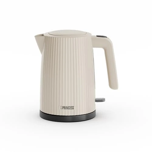 Princess Kettle Wave 1.7L, 360° Wireless, 2200W, BPA Free, Boil Dry & Overheating Protection, Water Level Indicator, Removable Filter, Automatic Shut-Off, 0.7 m Cable, 236048
