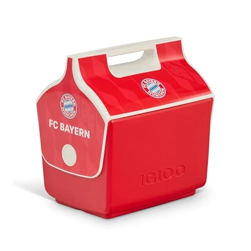 Zeitlich begrenztes Angebot: IGLOO Playmate Kühlbox - FC Bayern München - lizensierter Fanartikel, Rote Kühltasche, 6 Liter von 55.00 € auf 52.17 € (5% Rabatt)