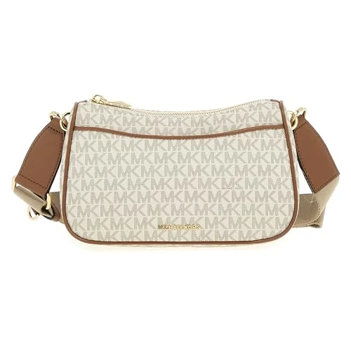 Michael Kors 32S3GJ6C8B-149 MD TZ PCH XBODY W/STRAP Female VANILLA/ACRN Size One Size