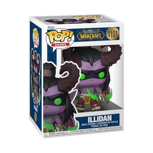 Funko POP! Games: World of Warcraft - Illidan - 1 in 6 chance of receiving the rare Chase variant - Styles may vary - Collectable Vinyl Figure - Gift Idea - Official Merchandise