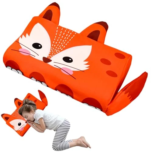 Offre limitée : YAOZUP Lunalow Coussin Enfant, Oreiller Ergonomique Enfant, Respirant, Confortable, Détachable, Oreiller Sieste Maternelle vec Taie pour La Crèche, 45 x 27 cm de 25.99 € à 23.99 € (8% de remise)