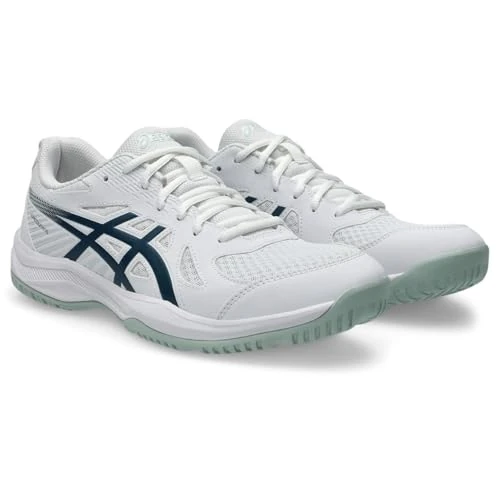 Offre limitee: Asics Homme Upcourt 6, White Tranquil Teal, 44 EU de 65.00 EUR a 45.00 EUR (economie 31%)