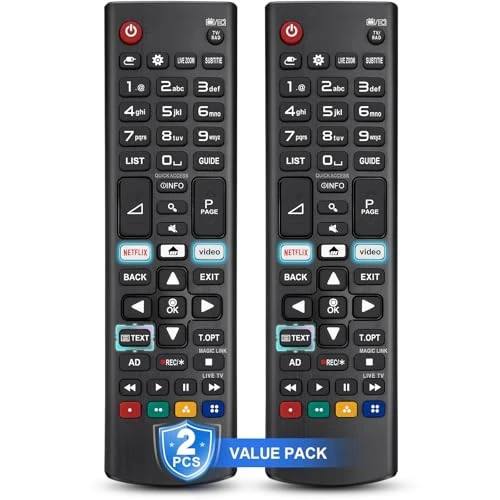 Limited-time offer: Universal for LG Smart TV Remote Control Replacement (Pack of 2) from 16.43 £ to 16.43 £ (save 0.00%)
