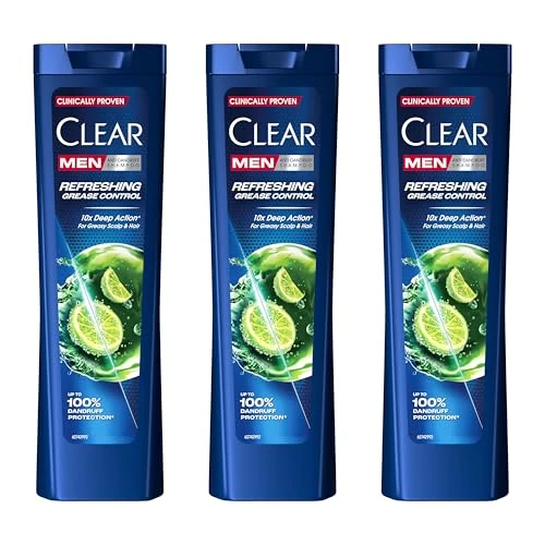 Offerta a tempo: Clear Men - Shampoo Antiforfora per Capelli - 3 Pezzi — 33% da 9,39 € a 6,27 €