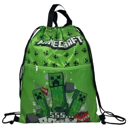 Offerta a tempo: CARTOON Sacca con tasca frontale zaino con chiusura a coulisse borsa per bambini 44 x 34 cm scuola palestra tempo libero - 9.09% da 11.99 € a 10.90 €