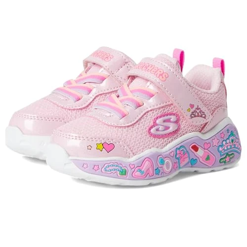 Oferta limitada: Skechers Niñas Play Scene Fun Squad Sneaker, Pink, 21 EU de 39.88 EUR a 39.88 EUR (ahorro 0%)