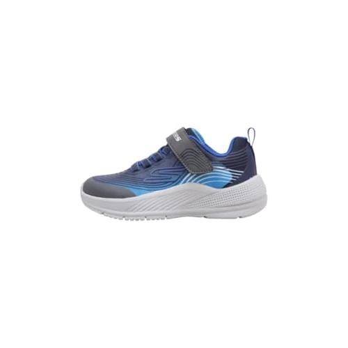 Limited-time offer: Skechers Boy's Microspec Advance Sneakers, Navy & Blue Textile/Navy Synthetic/Charco, 12 UK Child from 36.00 £ to 36.00 £ (save 0.00%)
