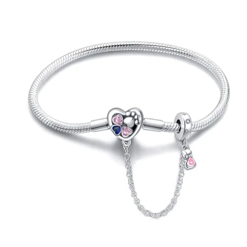 Oferta limitada: TINSLO Pulsera para mujer de plata de ley 925, pulseras con cierre de corazón, pulsera de serpiente, pulsera de eslabones para San Valentín, día de la madre, cumpleaños, Navidad, regalo para mujeres de 20.99 EUR a 20.99 EUR (ahorro 0%)