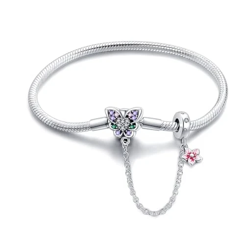 Tijdelijke aanbieding: TINSLO Armbanden Vrouwen Momenten Slang Link Armband voor Kraal Charm, Armband Zilver 925 Met Pandora Kraal Charm, Valentijnsdag Moederdag Verjaardagscadeau van 19.99 EUR naar 19.99 EUR (korting 0%)