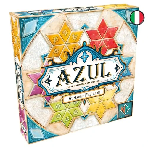 Offerta a tempo: Asmodee – AZUL: SUMMER PAVILION – Realizza il Padiglione Estivo Voluto da Re Manuel I – Gioco da Tavolo per Bambini, Famiglie e Amici – Idea Regalo – 2-4 Giocatori – 8+ Anni – Edizione in Italiano - 50% da 44.99 € a 22.50 €