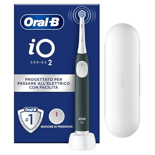 Beperkte aanbieding: Oral-B iO Series 2 Elektrische tandenborstel/elektrische tandenborstel, 1 opzetborstel, 3 poetsmodi voor tandverzorging, magneettechnologie, reisetui, opzetborstelhouder, ontworpen door bruin, van 74.01 EUR naar 74.01 EUR (besparing 0%)