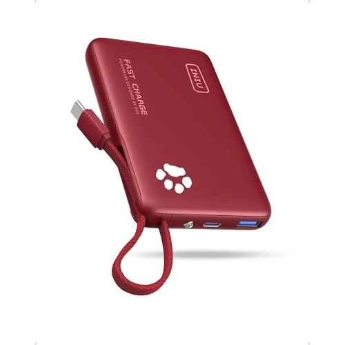 Offre limitée : INIU 45W Batterie Externe, 10000mAh Power Bank avec USB C Câbles Intégrés de 32.99 € à 31.34 € (5% de remise)