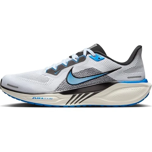 NIKE Air Zoom Pegasus 41, męskie sneakers, 44,5 EU, White Photo Blue Black Sail, 44.5 EU
