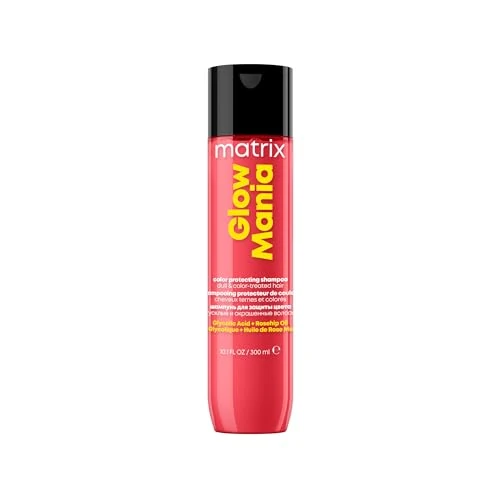 Offerta a tempo: Matrix, Shampoo Per Capelli Colorati e Spenti, Colore Luminoso e Protetto, Protettore del Colore, Formulato con Acido Glicolico e Olio Di Rosa Canina, Senza Solfati, Glow Mania, 300 ml - 5% da 17.80 € a 16.90 €