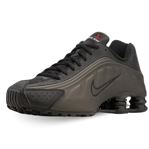 Oferta limitada: NIKE Shox R4, Sneaker Mujer, Black/Black/Black/Bright Crims, 42 EU de 149.99 € a 119.95 € (ahorro 20%)
