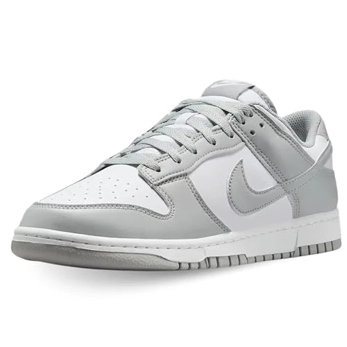 Offerta a tempo: NIKE HF5441-105 Dunk Low Retro Uomo, White/LT Smoke Grey-White EU 41 — 38% da 119,99 € a 74,87 €