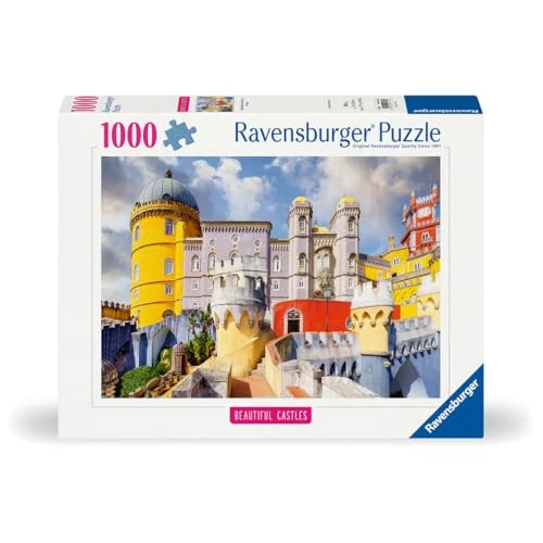 Limited offer: Ravensburger - 1000 Pieces Beautiful Castles Palácio Nacional Da Pena Jigsaw Puzzle 1000 Pieces Landscape with a Size of 70 x 50 cm | Gift for Adults and Children from 14 Years and Over from 32.14 EUR to 15.75 EUR (save 51%)