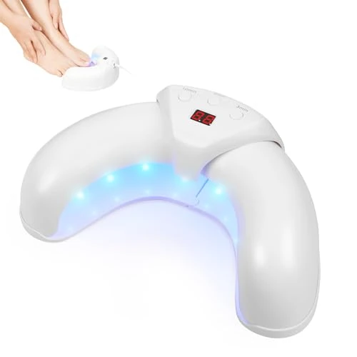 Nail Fungus Cleaning Device for Multiple Toenail, VETTOP Nail Fungus Laser Device with 910nm Invisible Light + 470nm Blue Light, Nail Fungus Remover for Home Use, Safe & Effective