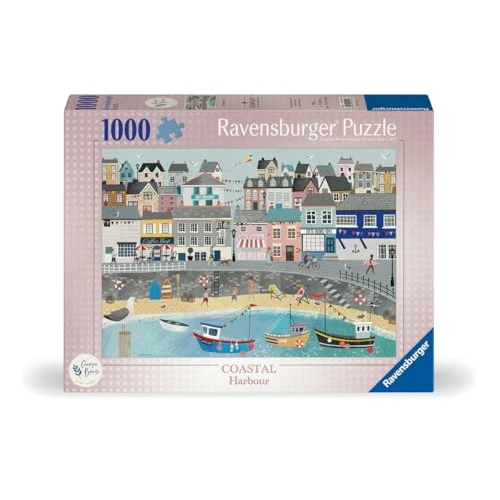 Offerta a tempo: Ravensburger Puzzle 1000 Pezzi, Coastal Harbour – Puzzle Adulti +14 anni, 70 x 50 cm, Puzzle per Adulti, Collezione Meravigliosa Illustrazione, Idee Regalo - 0.00% da 16.00 € a 16.00 €