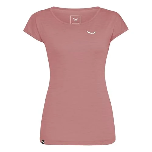 Limited-time offer: Salewa Puez Melange Dry T-Shirt W, Desert Pink Melange, XL from 25.00 GBP to 25.00 GBP (save 0%)