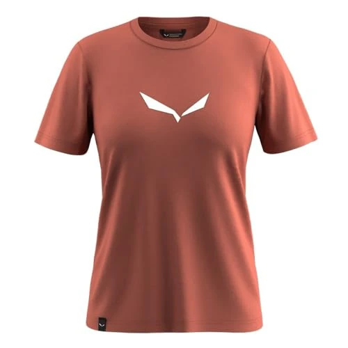 Oferta limitowana: Salewa Solid Dry T-Shirt W, czerwony (etruscan red), XL z 102.27 zł na 102.27 zł (oszczędź 0.00%)