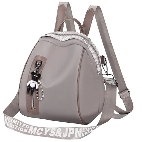 Eshow Women's Backpack Nylon Small Casual Backpacks for Women Shoulder Bag antitheft Multi-Function Fashion Backpacks Shopping School Daily Girls