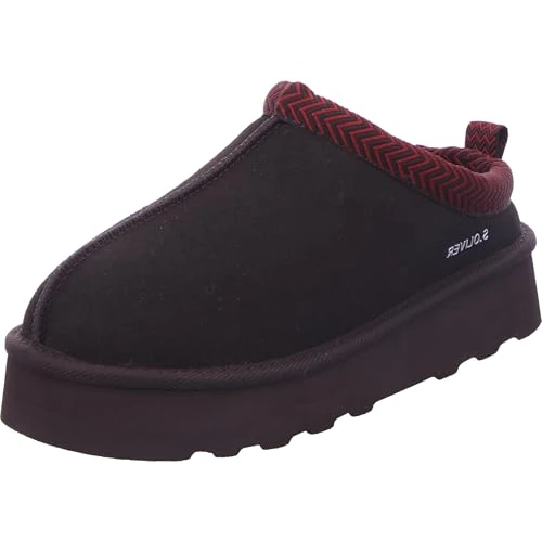 Offerta a tempo: s.Oliver Pantofole da donna Mule Flat 5-27104-43, marrone scuro., 41 EU - 0.00% da 13.71 € a 13.71 €